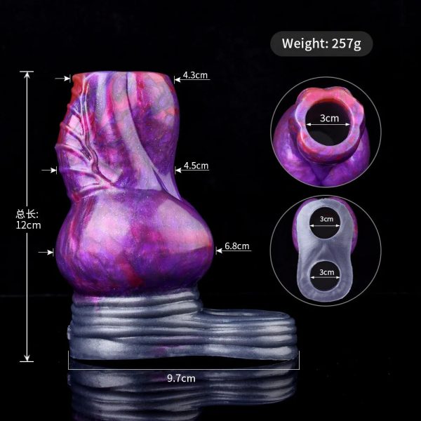 Penis Sleeve Monster Dildo Cover Condoms Penis Extension - Image 7