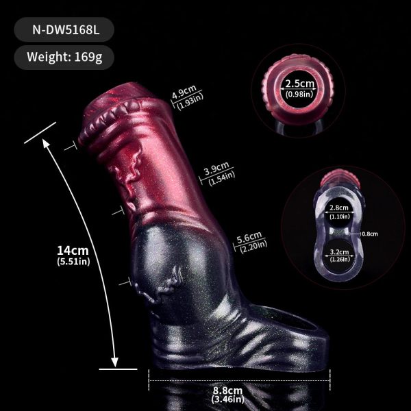 Penis Enlargement Holster With Spiral Bondage Cock Delay Ejaculation - Image 28