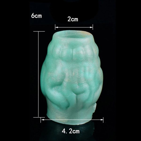 Male Condom Dragon Multiple Colors Soft Silicone Material Male Penis - Image 11