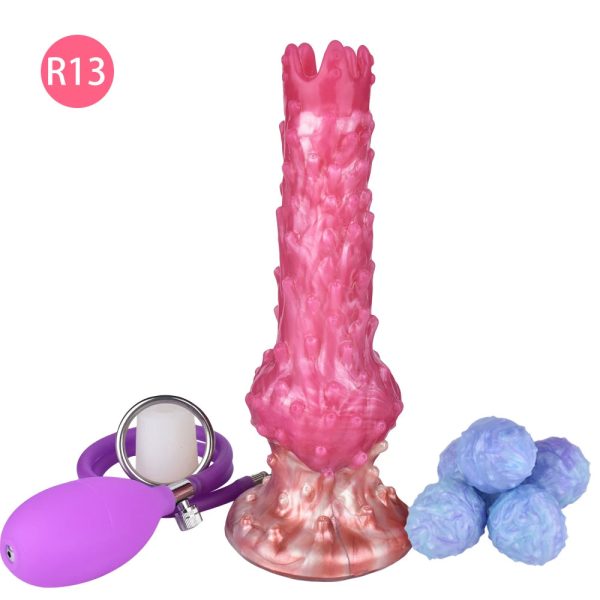 Alien Ovipositor Manual Inflatable Ovulation Lesbian Masturbator Vaginal Anus Stimulation - Image 15