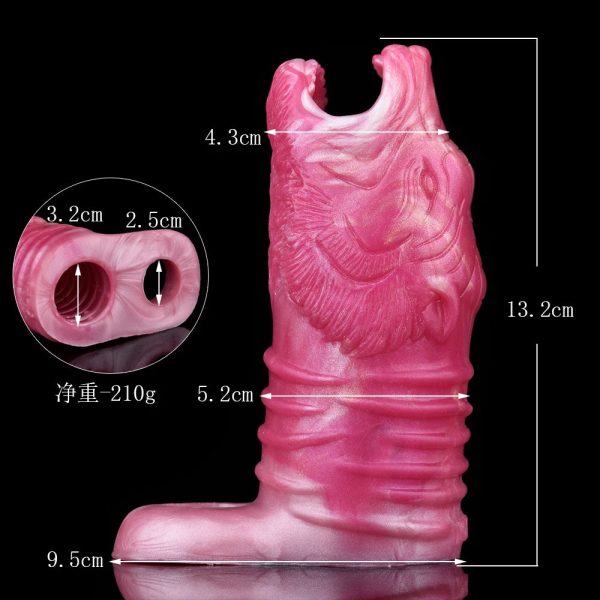 Animal Penis Enlargement Holster Soft Silicone Male Sex Toys - Image 11