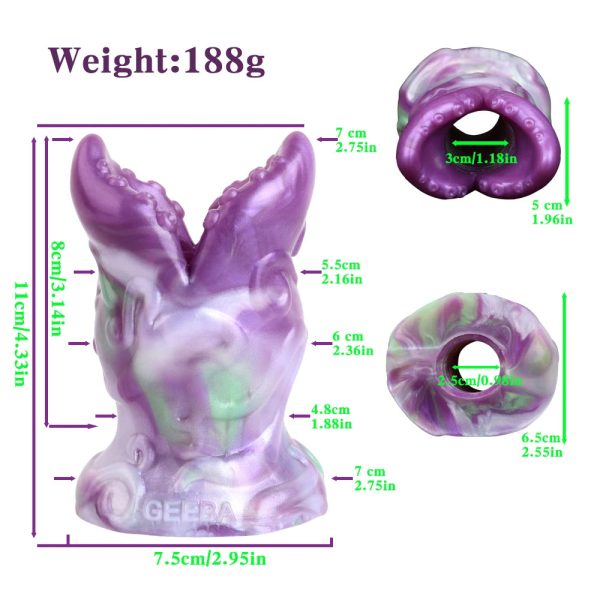 Men's Water Spraying Masturbator Fantasy Alien Male Penis Exerciser 3Dr - Image 9