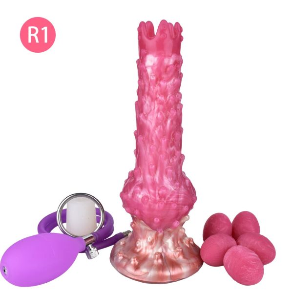 Alien Ovipositor Manual Inflatable Ovulation Lesbian Masturbator Vaginal Anus Stimulation - Image 8