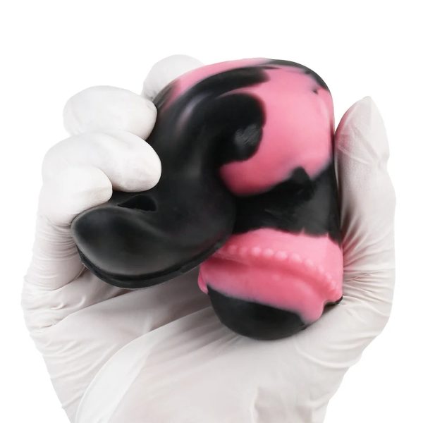 Three Sizes of Liquid Silicone Anal Plugs with Tail and Vibrator Wearable - Image 4