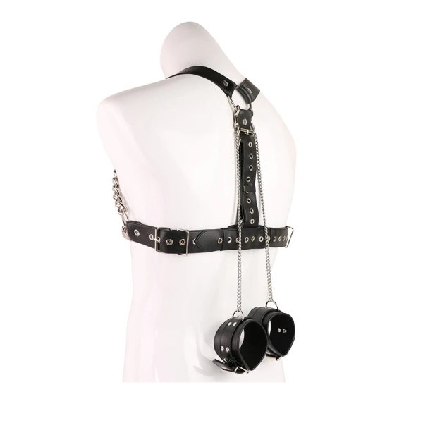 Men's Premium Corset Belt Adjustable Waist Cincher for Body Shaping Gothic Restraint Belt - Image 3