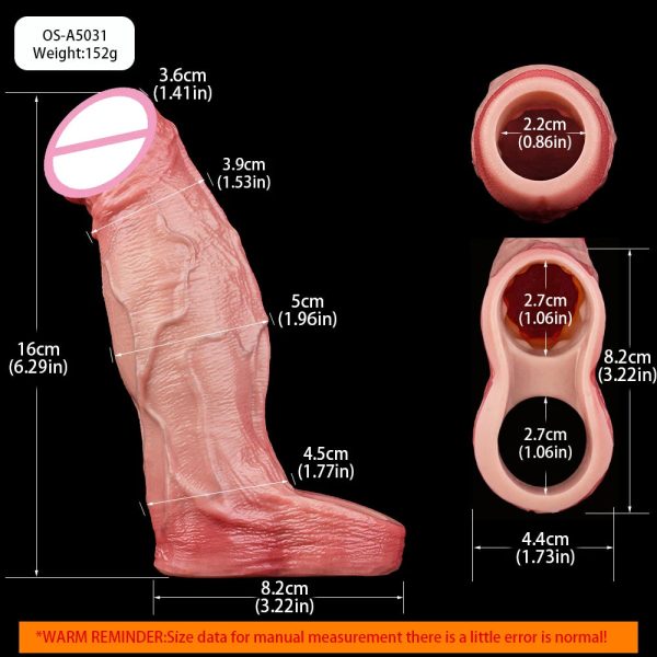 Male Penis Masturbation Hollow Dildo With Anti-drop - Image 7