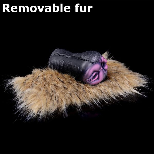 Artifical Real Vagina Masturbator With Fur Male Masturbation Cup Massage Penis - Image 3
