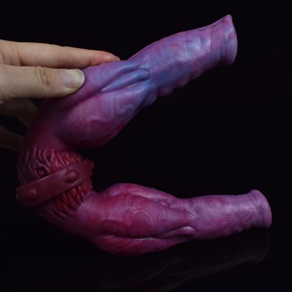 14.17"Super Long Double Dildo Silicone Animal Dog Penis Big Knot Anal Plug - Image 4