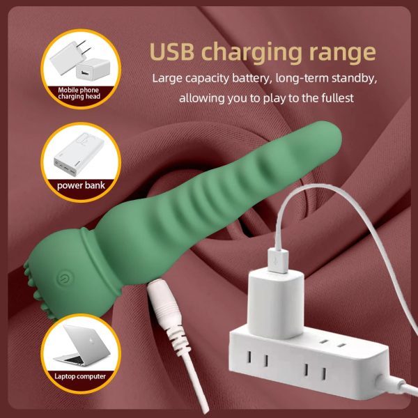 Vibrator Female Sex Toy Adult Toys with 10 Powerful Vibrations Nipple - Image 4
