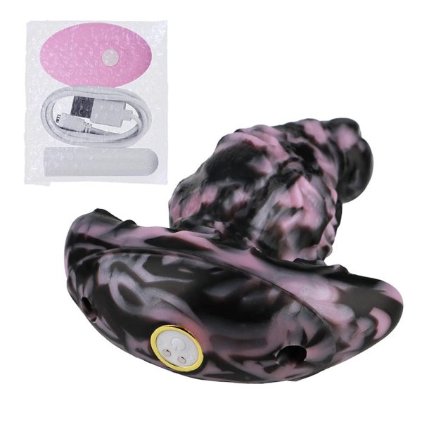 Soft Liquid Silicone Butt Plug Wearable Vibrating Butt Plug Mouth Plug - Image 17