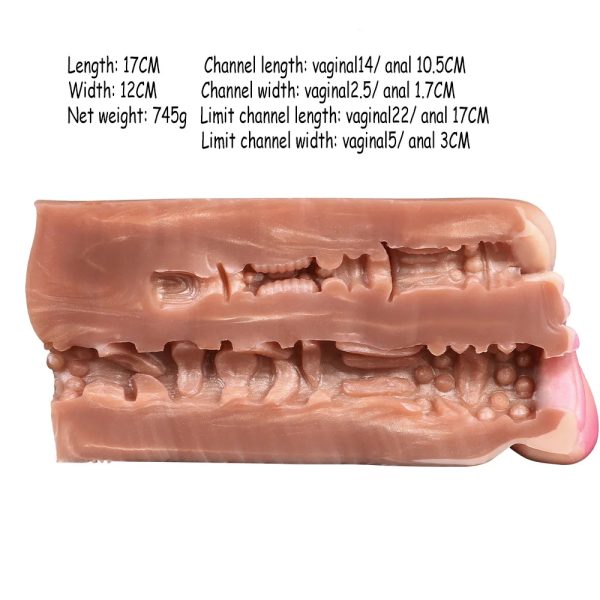 Animal Fur Lifelike Soft and Fleshy Texture Silicone Pocket Pussy - Image 6