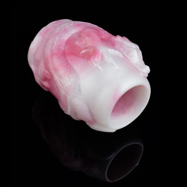 Men's Penis Enlargement Sleeve Fantasy Dragon Soft Liquid Silicone Penis - Image 4