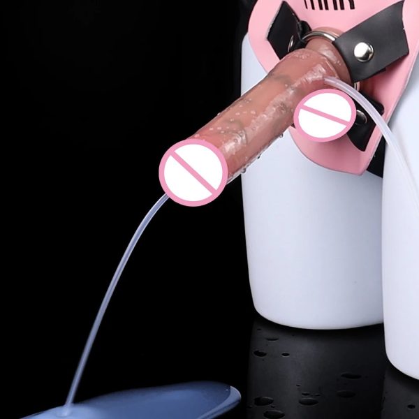 Skin Color Artificial Penis With Spray Function Women Sex Toy - Image 3