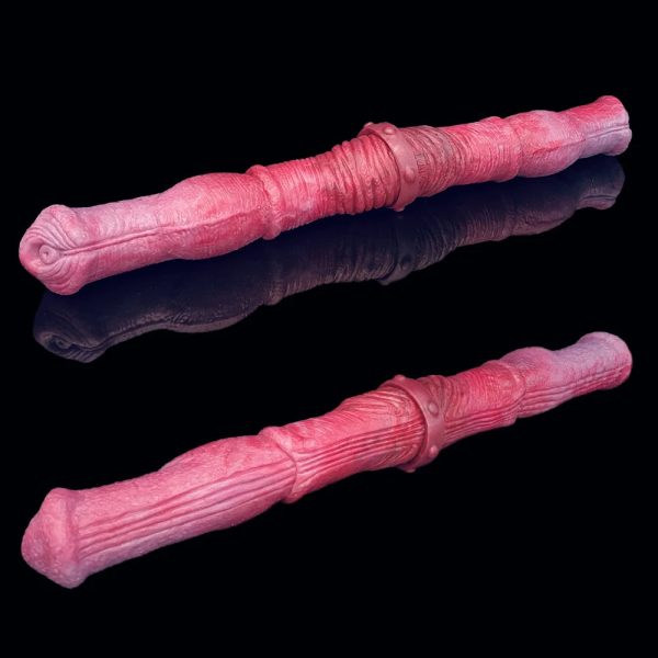 Super Long Anal Plug 18.8'' Horse Dildo Double Head Animal Penis - Image 6