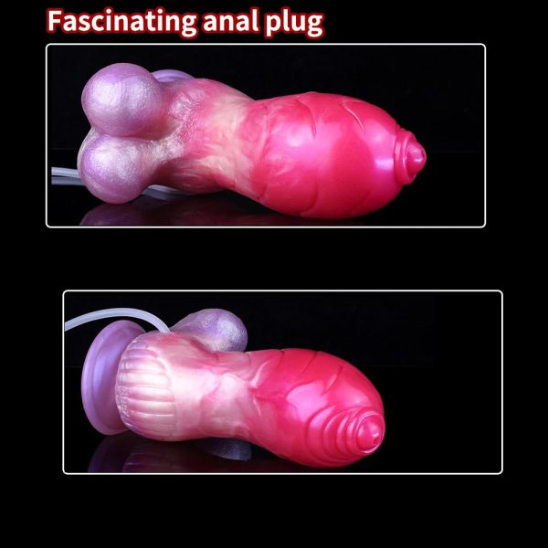 Silicone Water Spray Female Sex Toys Ejaculation Anal Plug - Image 2