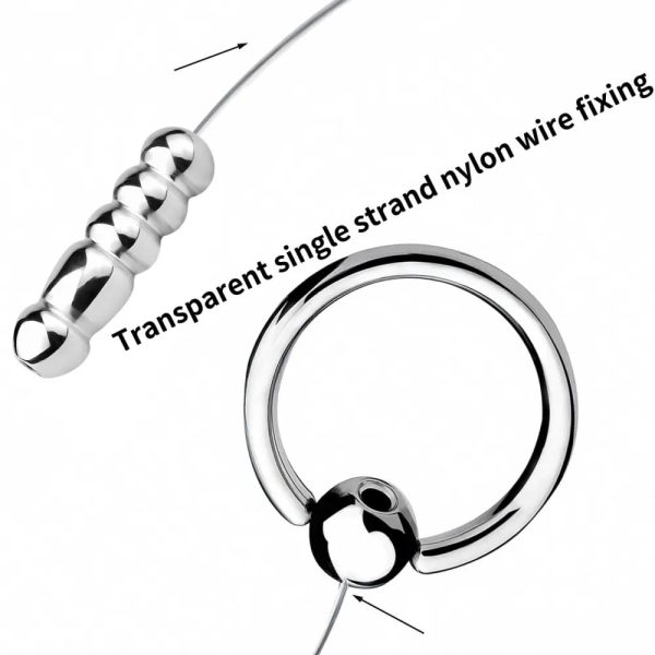 6 Sizes of Horse Eye Stick Male Prostate Stimulator Pleasure Stainless Steel - Image 2