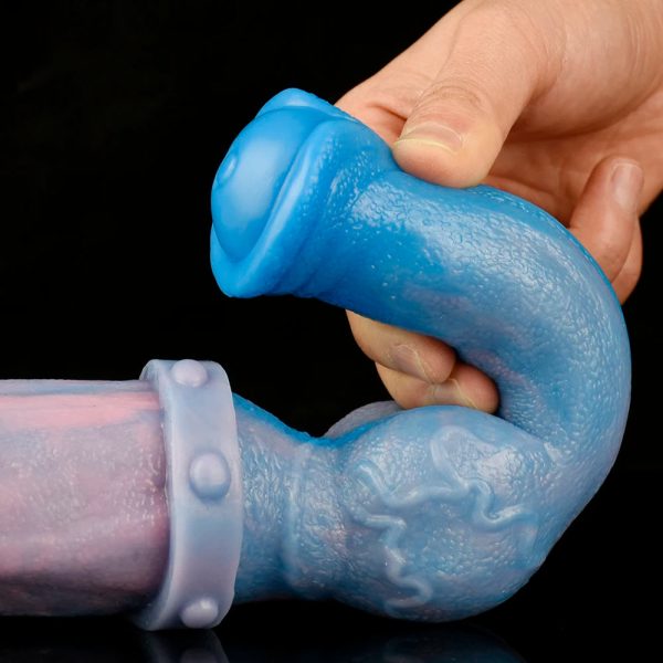 Super Long 40cm Animal Penis Double Head Horse/Dog Dildo Adult Lesbian - Image 2