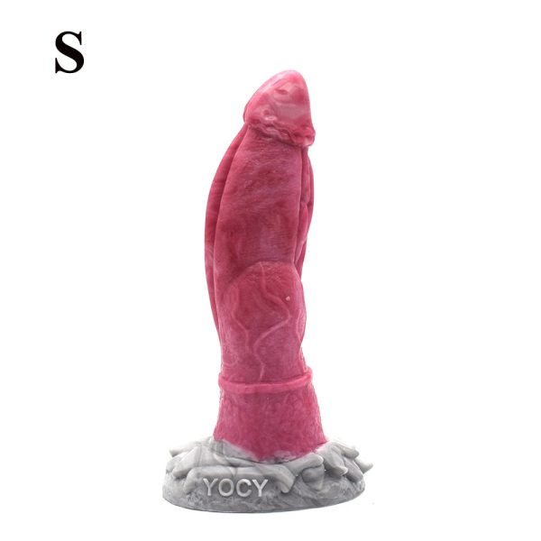 Fantasy Dildo with Knot Silicone Animal Sex Toys Wolf Dog Realistic Penis - Image 8