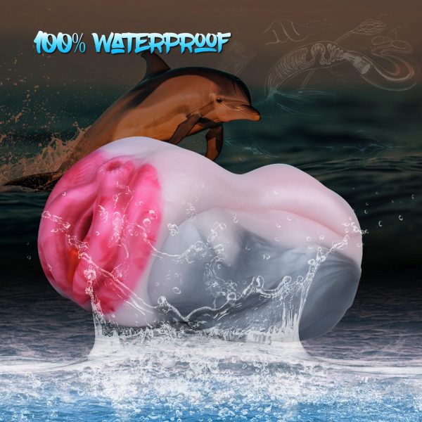 Dolphin Realistic Male Masturbator with  Vagina and Anal - Image 4
