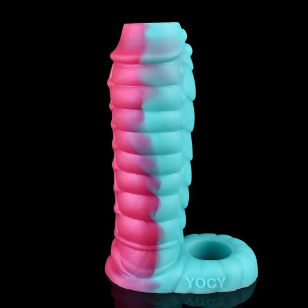 Soft Silicone Penis Sleeve Extender For Men Enlargement Cock Delay - Image 9