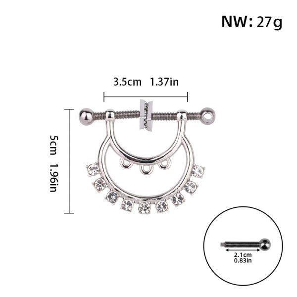 Non-piercing Nipple Clamps Breast Decoration Accessories Sex Game Toys - Image 6