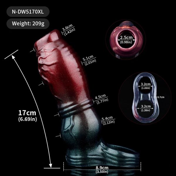 Animal Cock Cover Fantasy Dick Sheath Dildo Enlargement Sex Toy - Image 10
