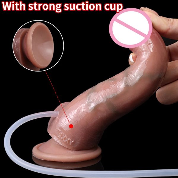 Realistic Anal Dildo With Squirting Function Masturbation Vagina - Image 2