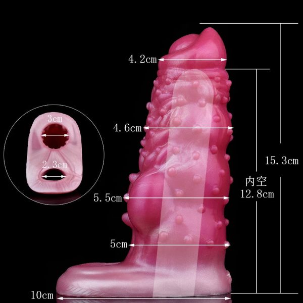 Animal Penis Enlargement Holster Soft Silicone Male Sex Toys - Image 9