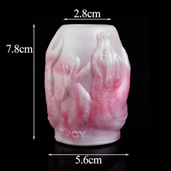 Men's Penis Enlargement Sleeve Fantasy Dragon Soft Liquid Silicone Penis - Image 17