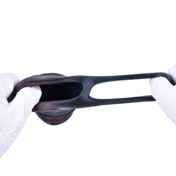 Black Penis Sleeve Soft Silicone Reusable - Image 5