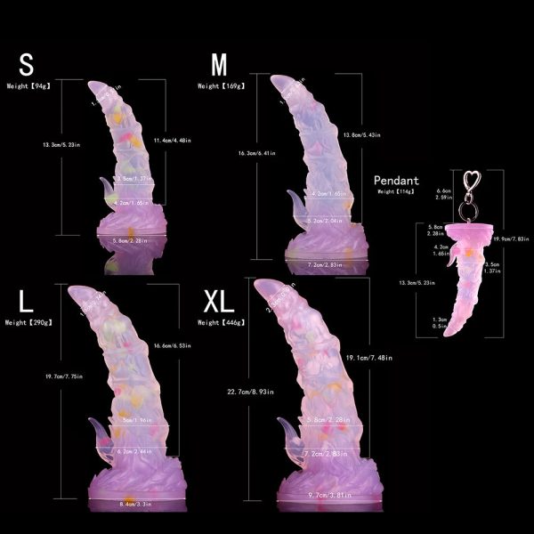 Anal Plug Fantasy Monster Penis With Sucker G-Spot Stimulator Curved Anal - Image 5