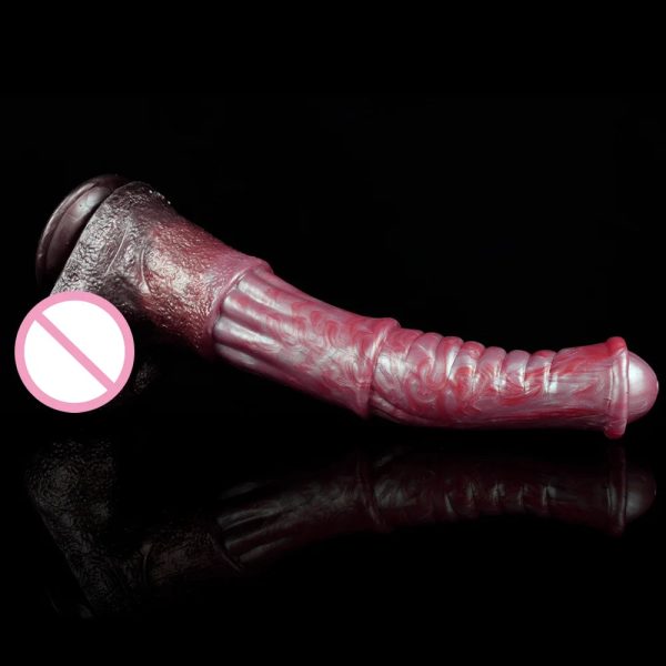 Soft Silicone Anal Dildo with Strong Suction Cup for Hands-Free - Image 4
