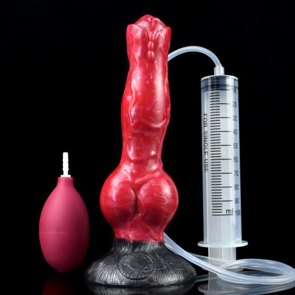 Dog Knot Ejaculation Fantasy Dildo with Strong Sucker Squriting - Image 11