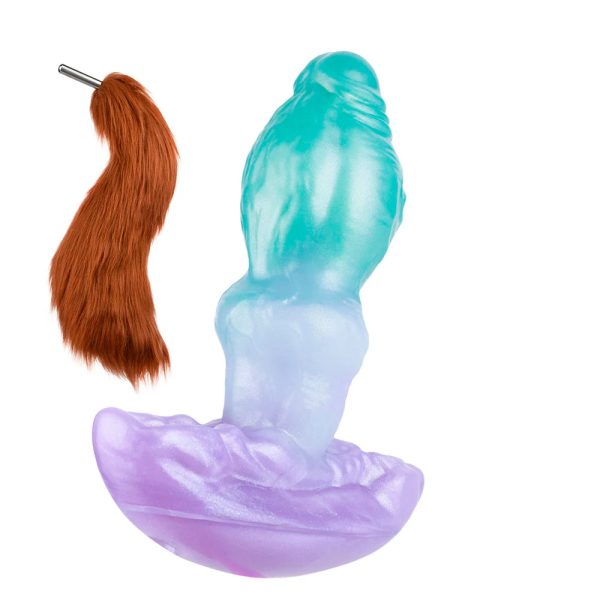 Fantasy Butt Plug Fetish Giant Design Simulated Penis 3D Textured Butt Plug - Image 13