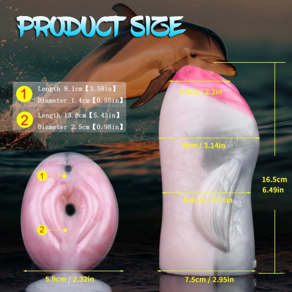 Vibrating Pocket Pussy Male Masturbators Soft Silicone Masturbators - Image 5