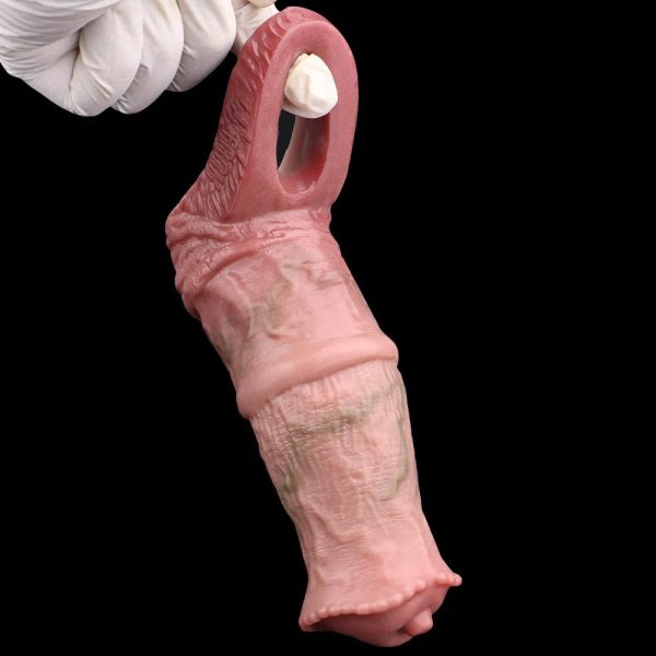 Realistic Horse Penis Simulator Male Penis Thickening And Lengthening Sleeve - Image 4