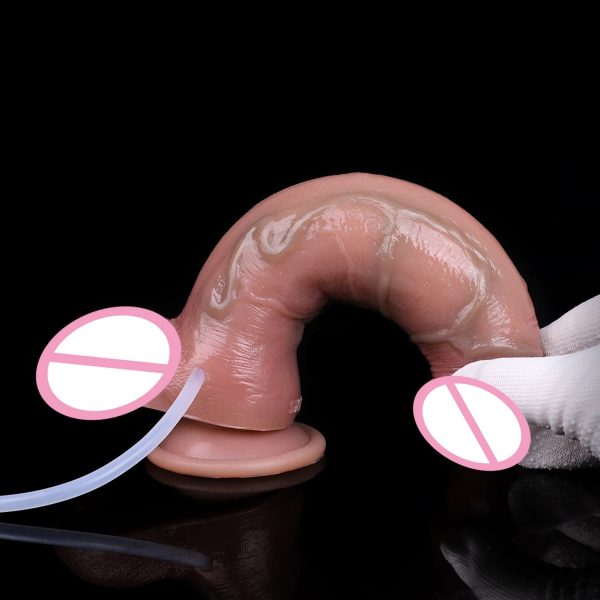 Realistic Silicone Dildo Body-Safe Material Strong Suction Cup - Image 4