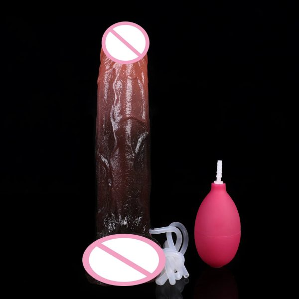 Black Realistic Silicone Dildo Beginner Dildo for G Spot - Image 8