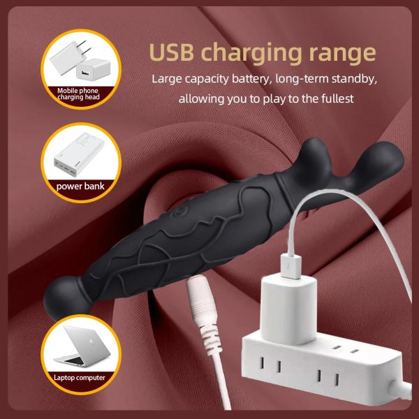 Vibrator Dildo Rabbit Sex Toys G Spot Vibrator Massager for Women - Image 2