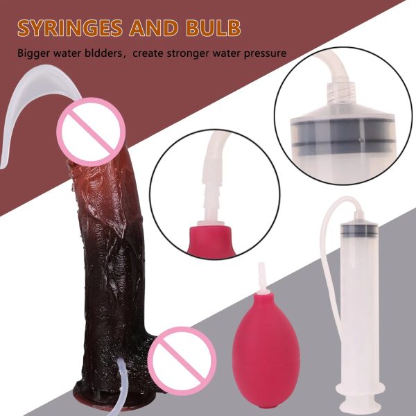 Black Realistic Silicone Dildo Beginner Dildo for G Spot - Image 4