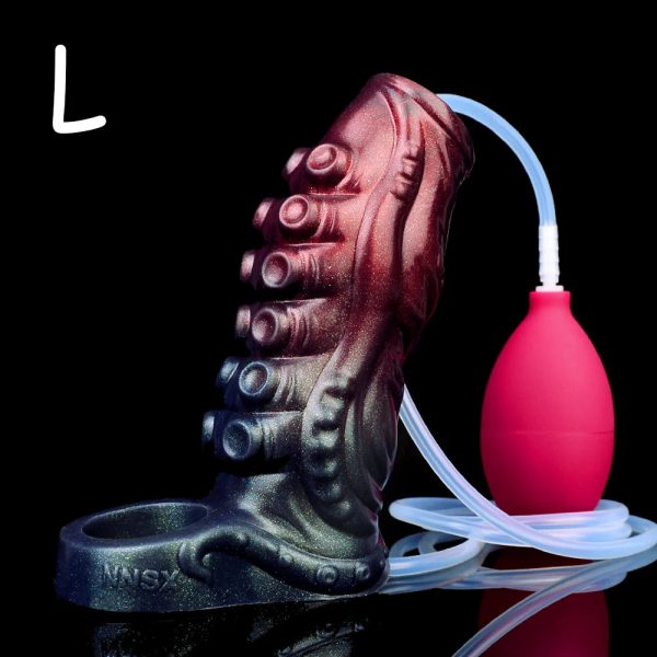 Dark Warrior Octopus Tentacle Hollow Water Spray Penis Sleeve - Image 9