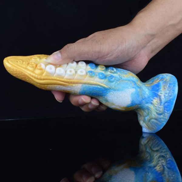 Octopus Tentacle Dildo with Strong Sucker Dog Knot Penis Cock - Image 4