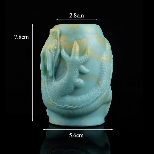 Men's Penis Enlargement Sleeve Fantasy Dragon Soft Liquid Silicone Penis - Image 16