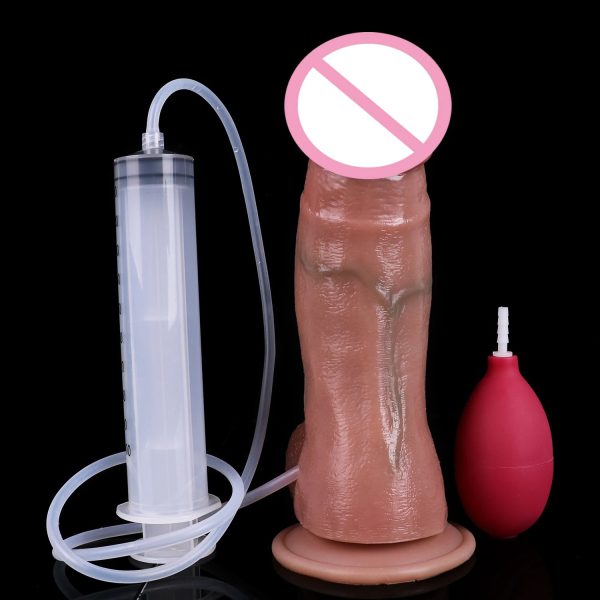 Black Realistic Dildo Silicone Penis with Strong Suction Cup - Image 10