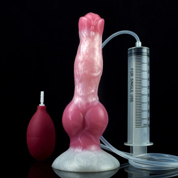 Dog Knot Ejaculation Fantasy Dildo with Strong Sucker Squriting - Image 22