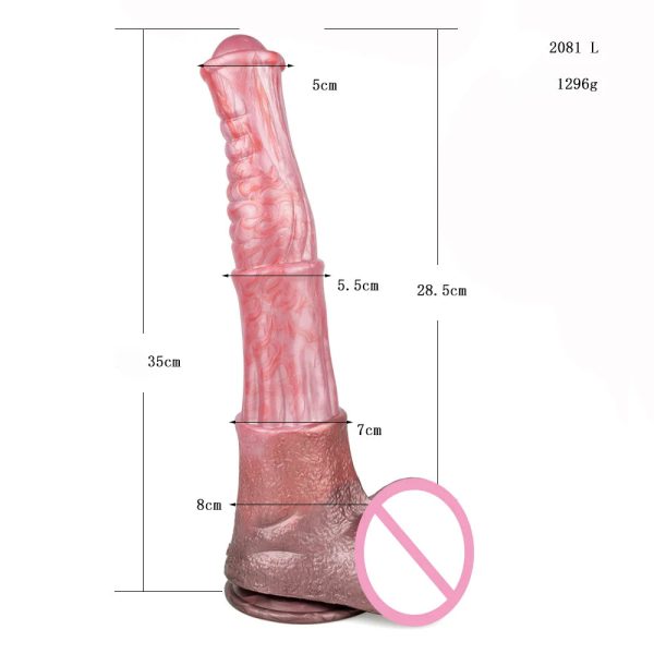 Soft Silicone Anal Dildo with Strong Suction Cup for Hands-Free - Image 9