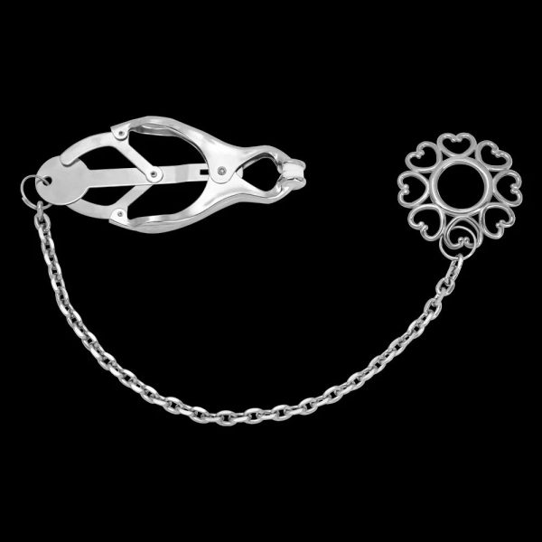 Stainless Steel Feminine Chest Chain Enhanced by Two Playful Butterfly Clips Adjustable - Image 3