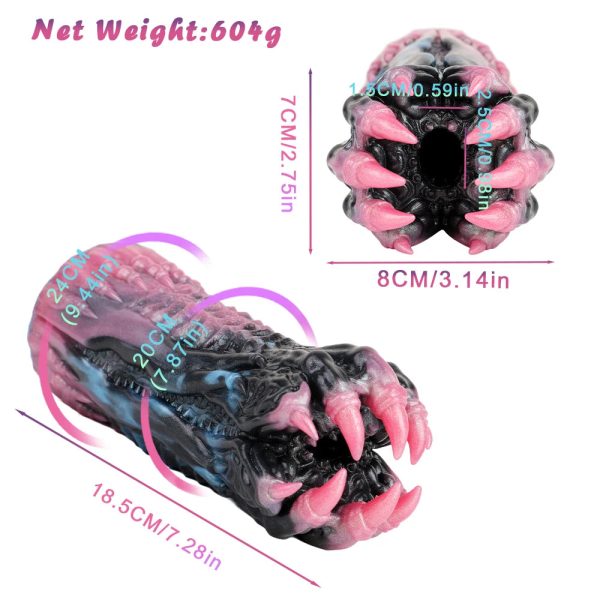 Men's Penis Masturbator Cup Fantasy Monster Male Masturbator Vagina - Image 7