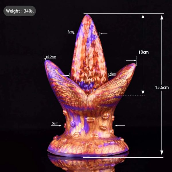 New Alien Tongue Shape Butt Plug For Women And Men Wireless Vibrating Dildo - Image 6