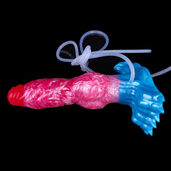 Squirting Inflatable Dildo with Strong Suction Cup Body - Image 3